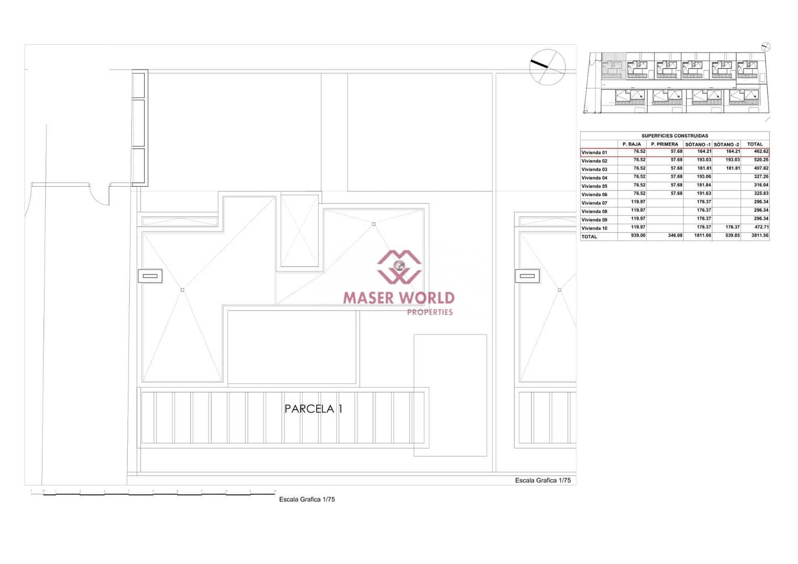 3 soveværelse Villa til salg i Finestrat med swimmingpool - € 630.000 (Ref: 8461779)