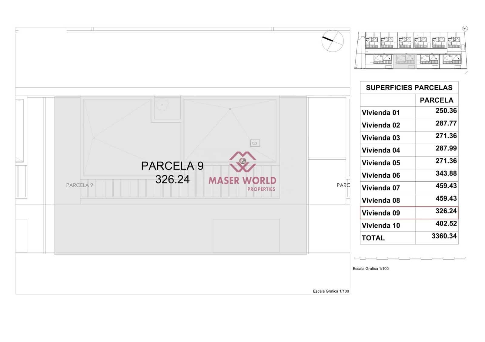 Chalet de 3 habitaciones en Finestrat en venta con piscina - 725.000 € (Ref: 8461780)