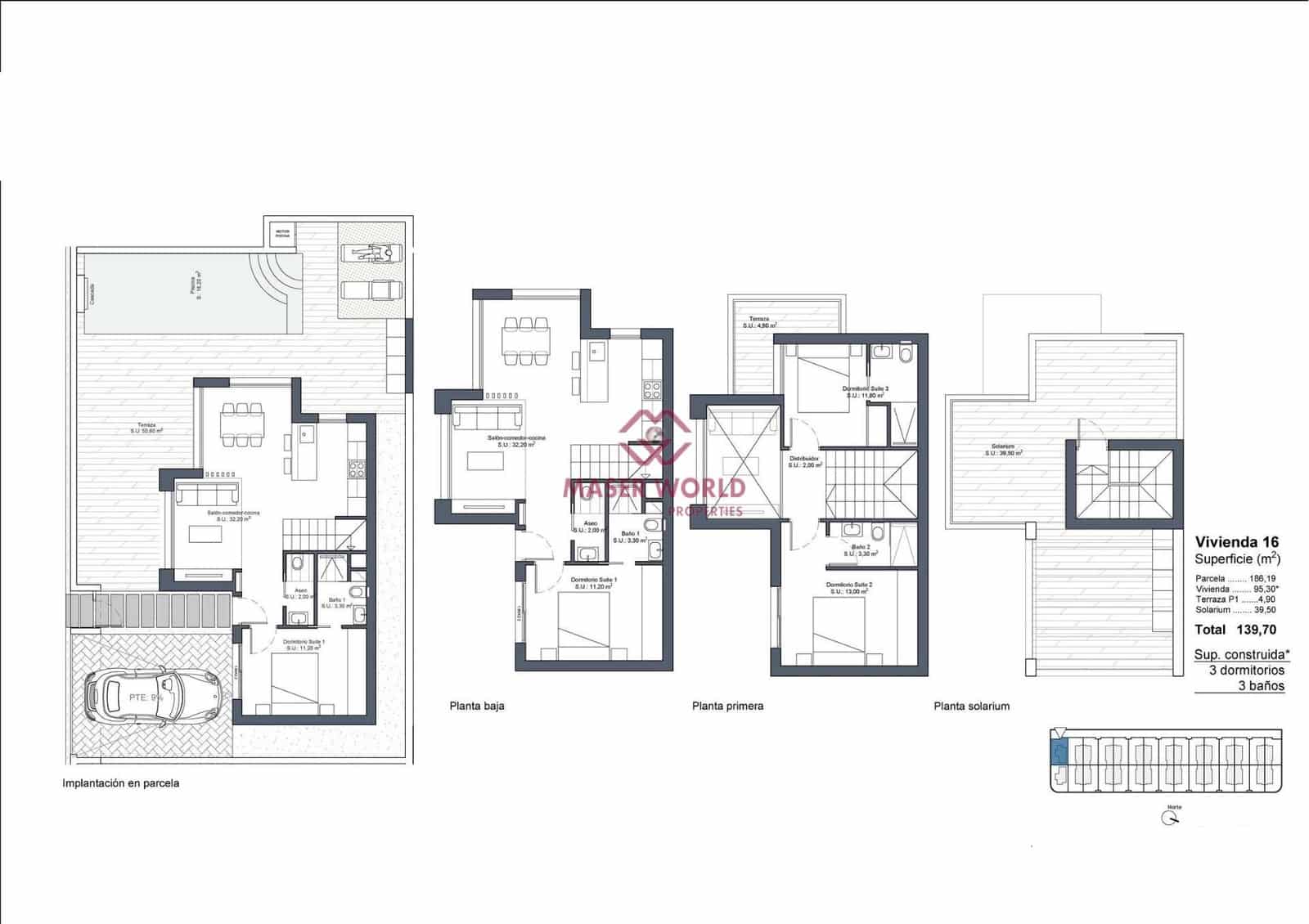 3 sypialnia Willa na sprzedaż w Rojales z basenem - 435 000 € (Ref: 8500186)