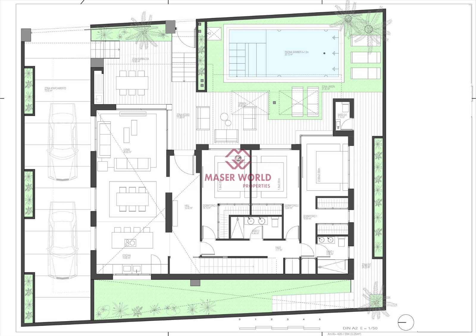 3 sypialnia Willa na sprzedaż w Torre-Pacheco z basenem - 1 095 000 € (Ref: 8514478)