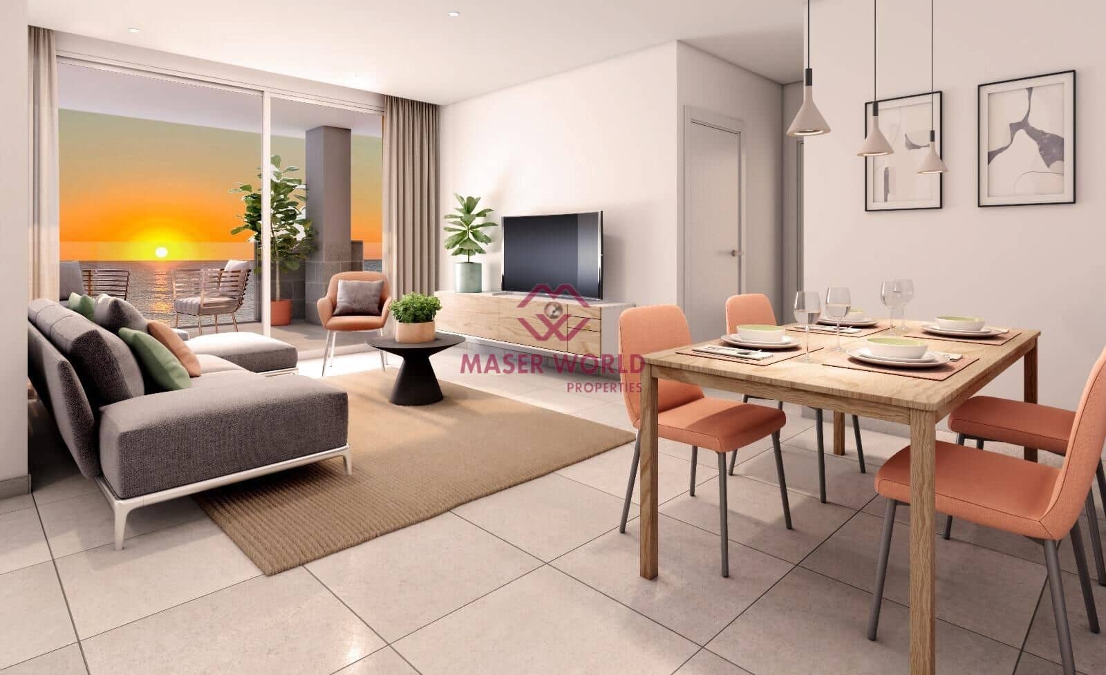 1 sypialnia Apartament na sprzedaż w La Manga del Mar Menor z basenem garażem - 205 033 € (Ref: 8570490)