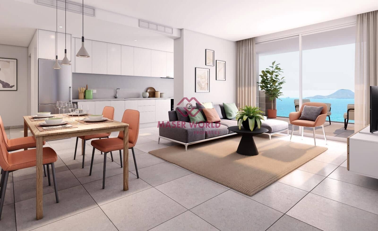 2 soverom Leilighet til salgs i La Manga del Mar Menor med svømmebasseng garasje - € 237 132 (Ref: 8570491)