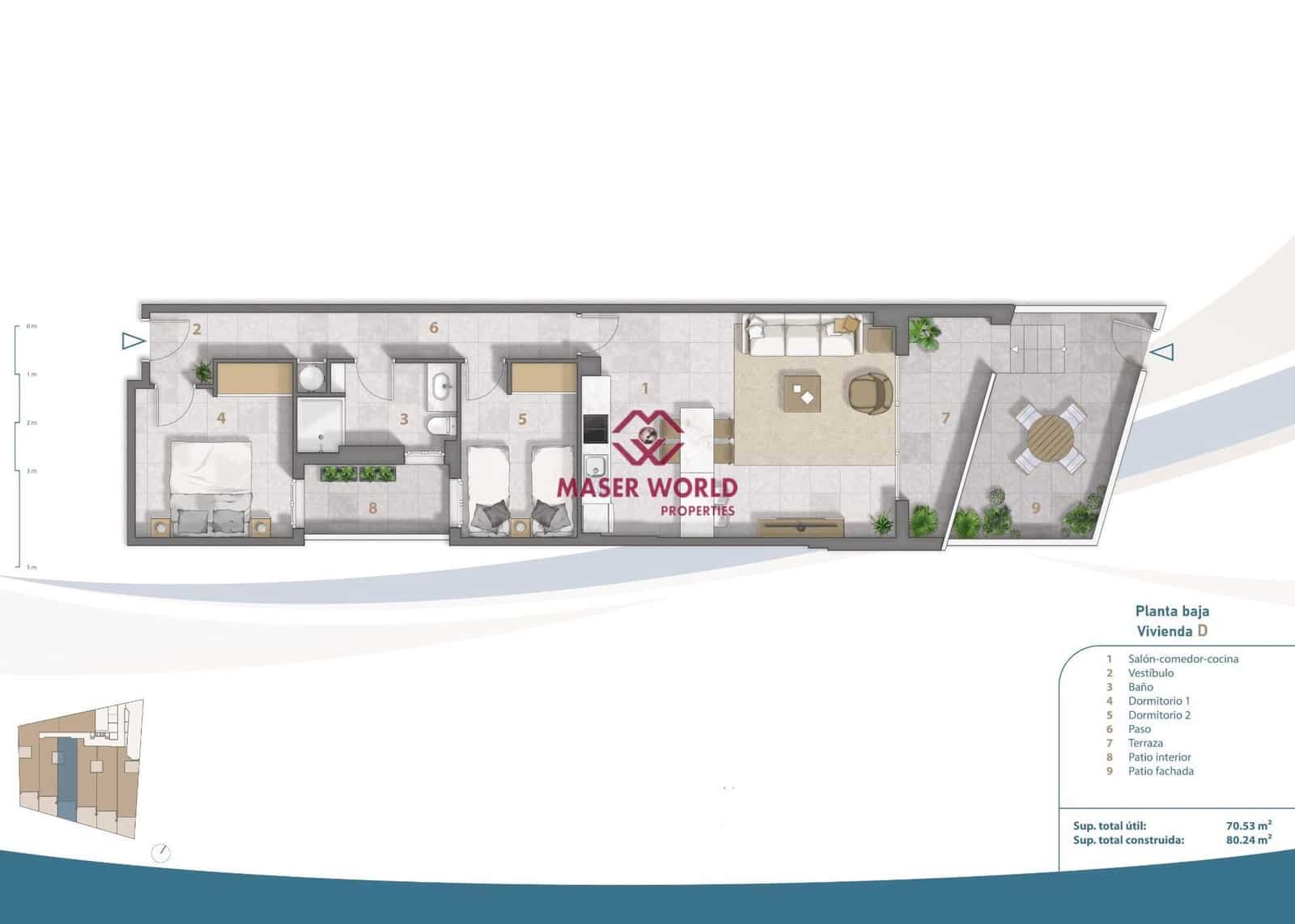 2 sypialnia Apartament na sprzedaż w Lo Pagan z basenem - 455 000 € (Ref: 8570496)