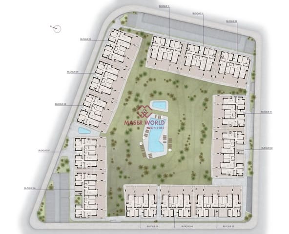 2 soverom Bungalow til salgs i Ciudad Quesada, Rojales med svømmebasseng - € 294 000 (Ref: 8708169)