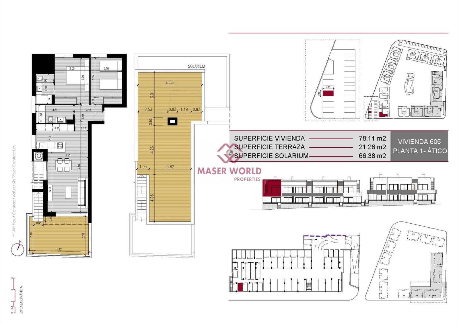 2 soverom Bungalow til salgs i Ciudad Quesada med svømmebasseng - € 294 000 (Ref: 8708169)