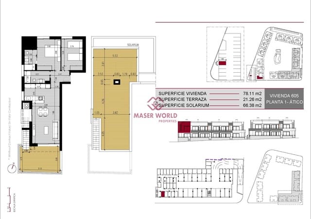 2 soverom Bungalow til salgs i Ciudad Quesada, Rojales med svømmebasseng - € 294 000 (Ref: 8708169)