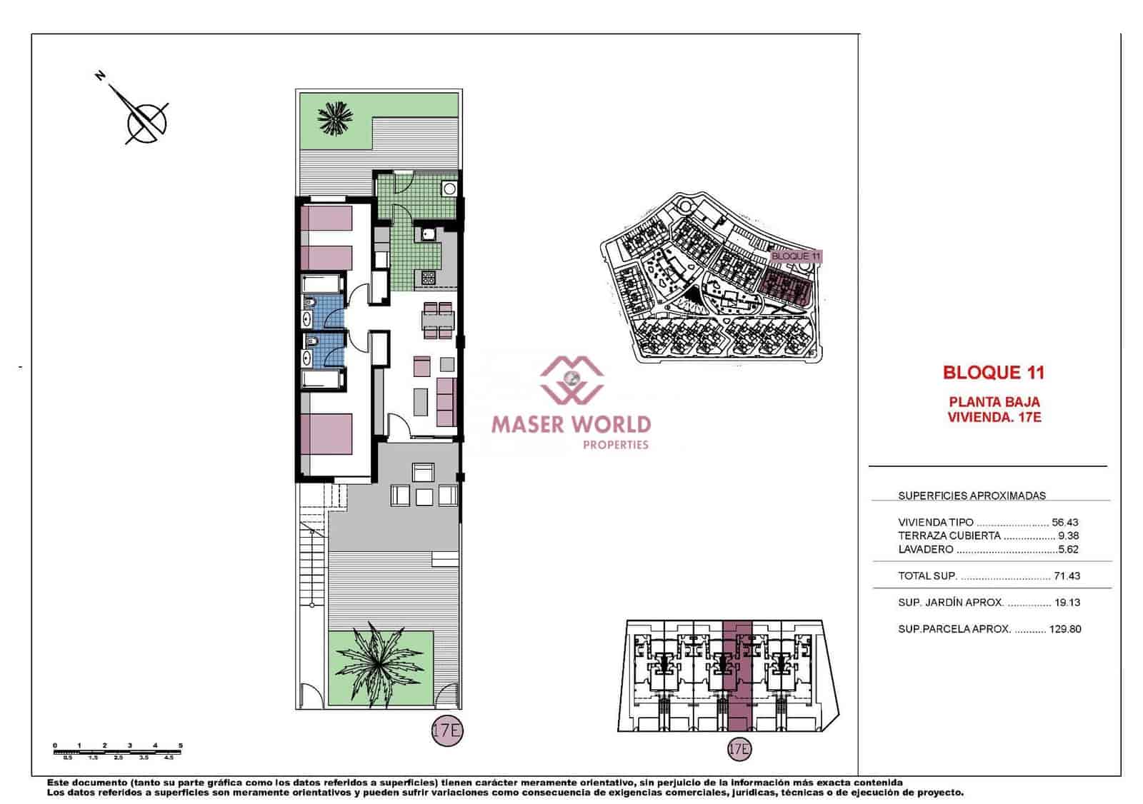 2 slaapkamer Bungalow te koop in Pilar de la Horadada met zwembad garage - € 339.000 (Ref: 8756173)