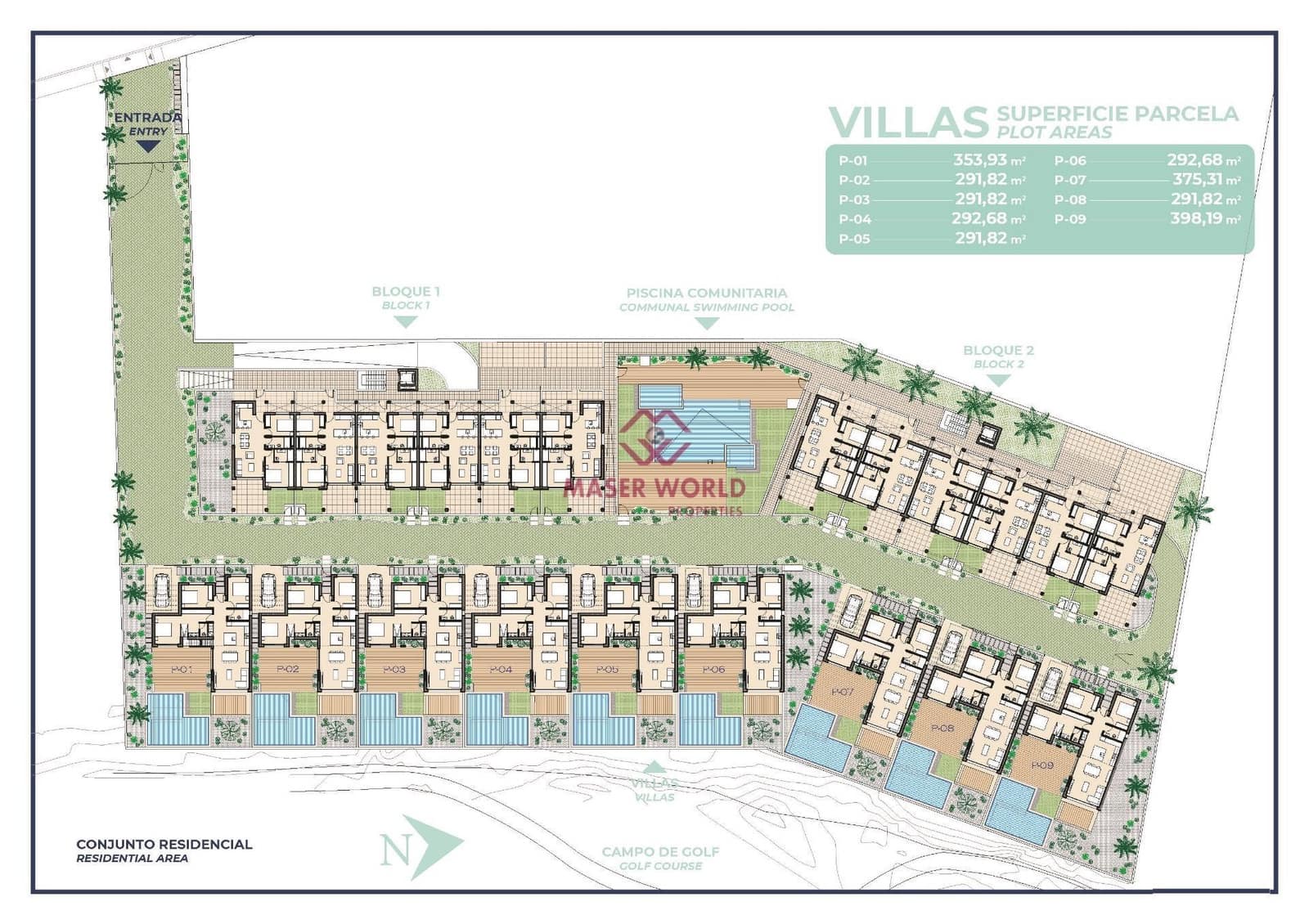 2 bedroom Apartment for sale in Los Alcazares with pool - € 299,000 (Ref: 8756176)
