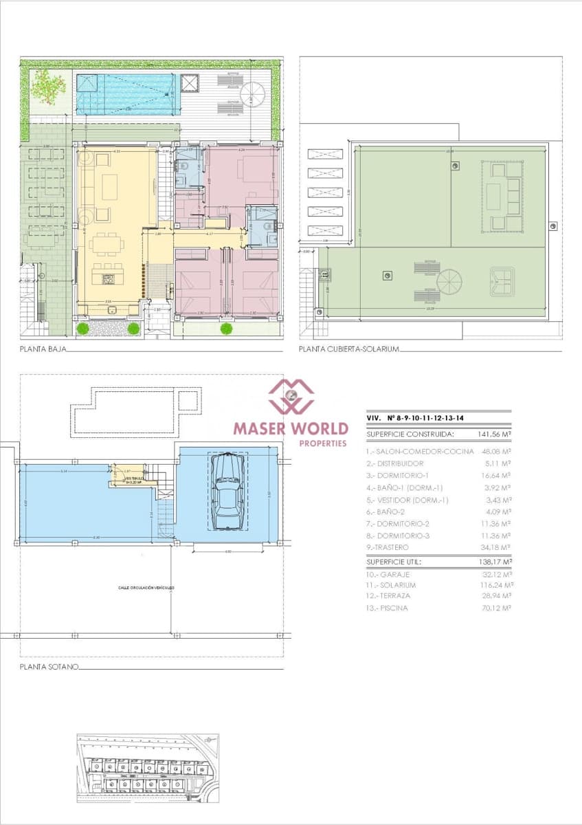 3 sypialnia Willa na sprzedaż w Torrevieja z basenem - 595 000 € (Ref: 8792685)