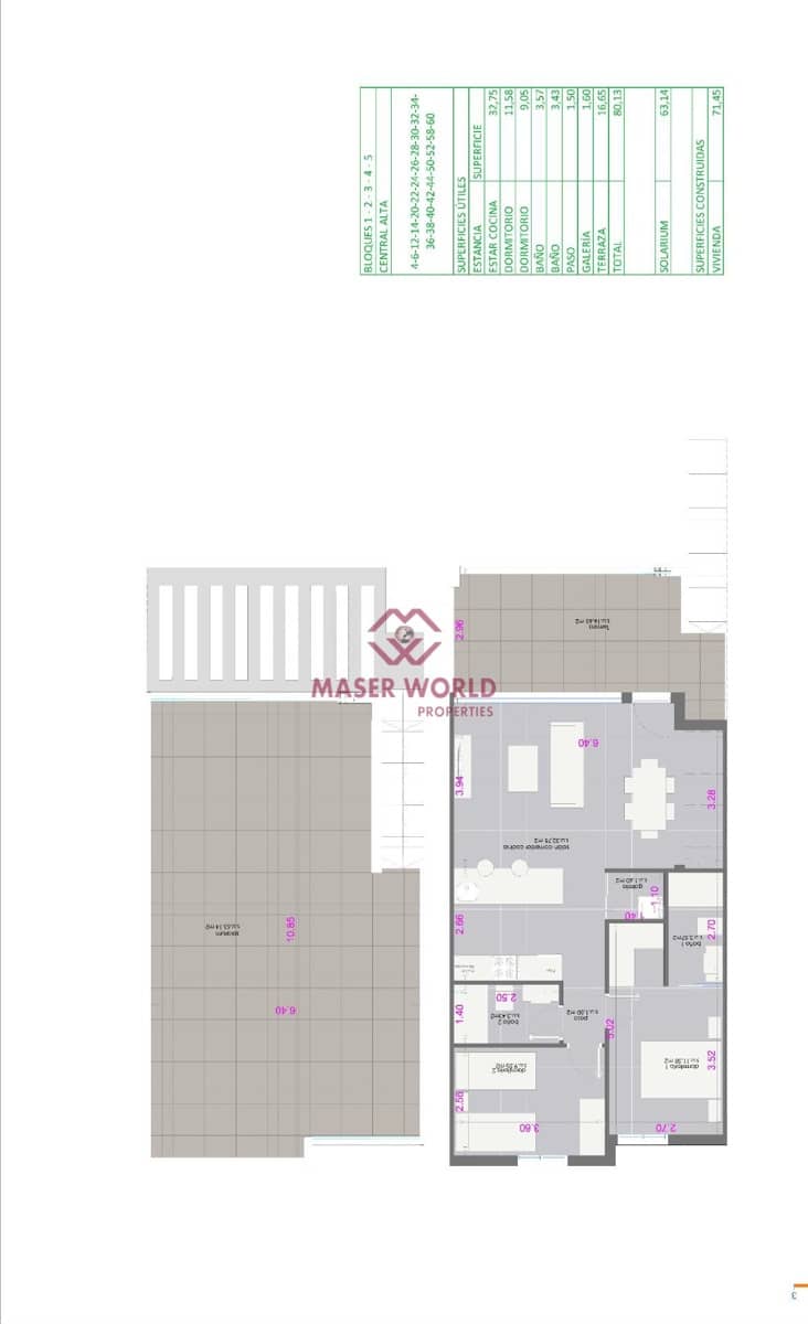 2 bedroom Bungalow for sale in Pilar de la Horadada with pool - € 330,000 (Ref: 8792693)