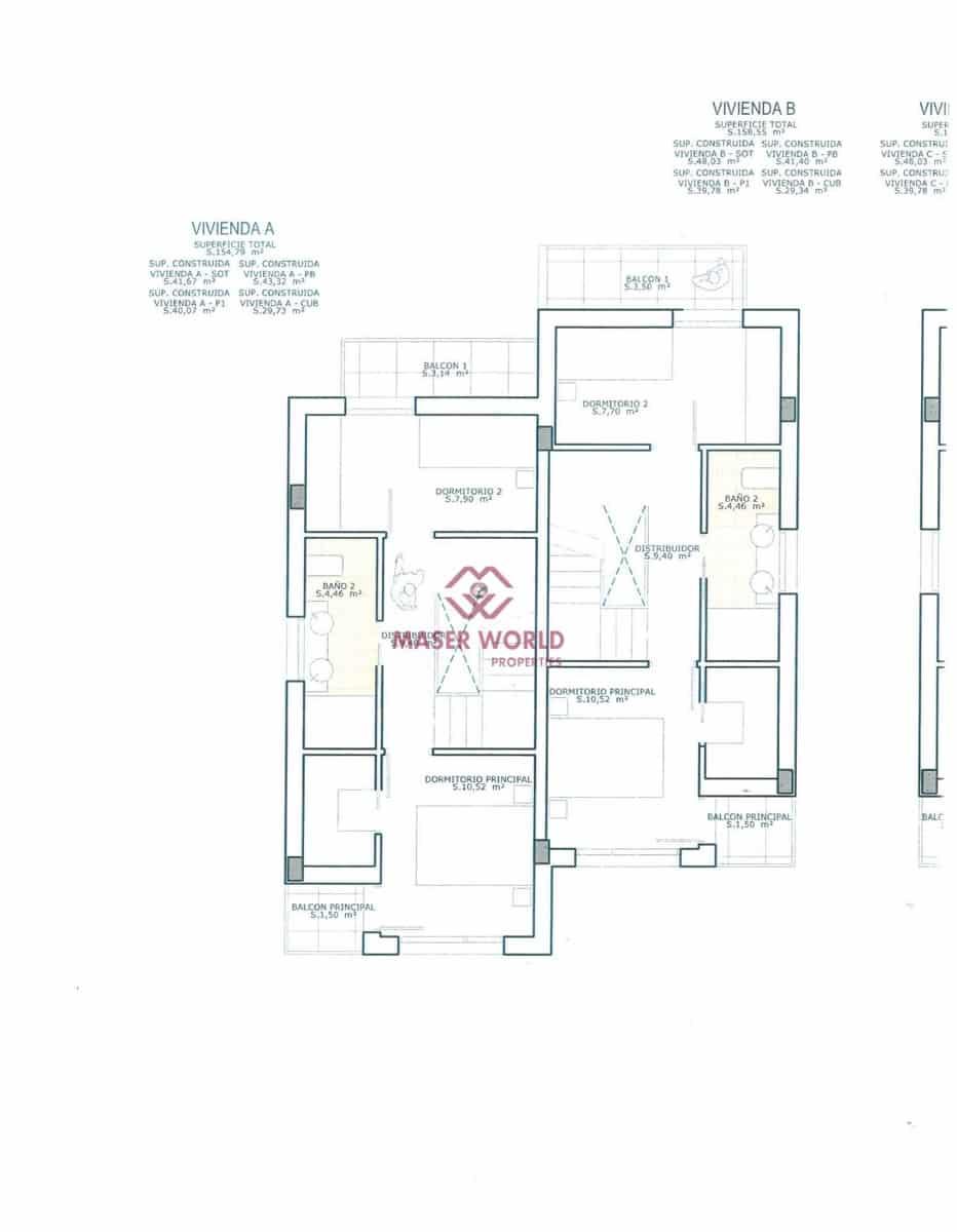 3 soveværelse Villa til salg i Puerto de Mazarron med swimmingpool - € 350.000 (Ref: 8905507)