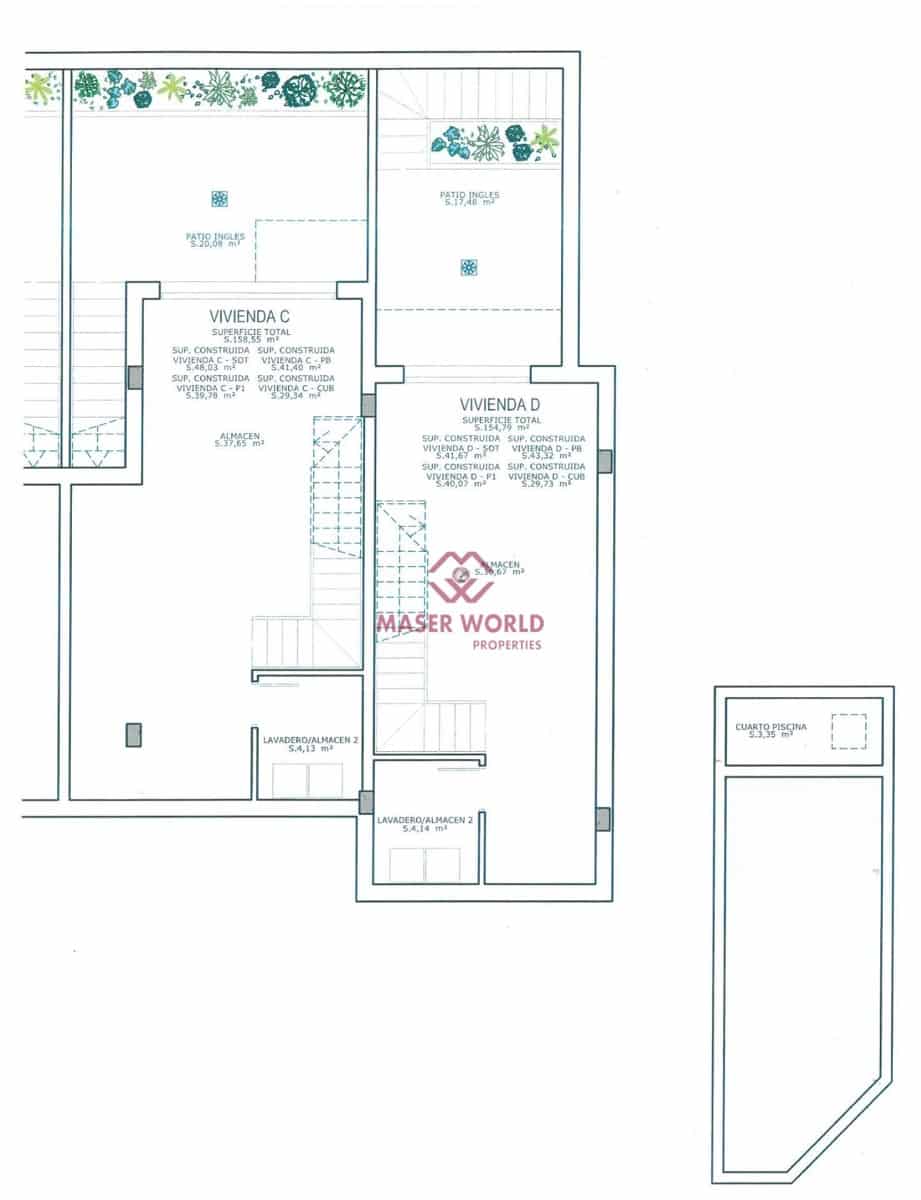 3 soveværelse Villa til salg i Puerto de Mazarron med swimmingpool - € 350.000 (Ref: 8905507)