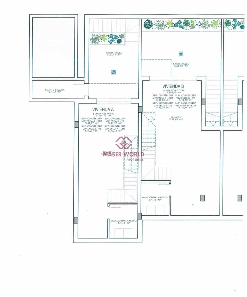 3 soveværelse Villa til salg i Puerto de Mazarron med swimmingpool - € 350.000 (Ref: 8905507)