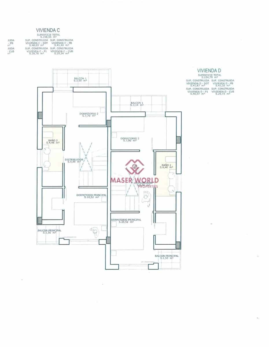 3 soveværelse Villa til salg i Puerto de Mazarron med swimmingpool - € 350.000 (Ref: 8905507)