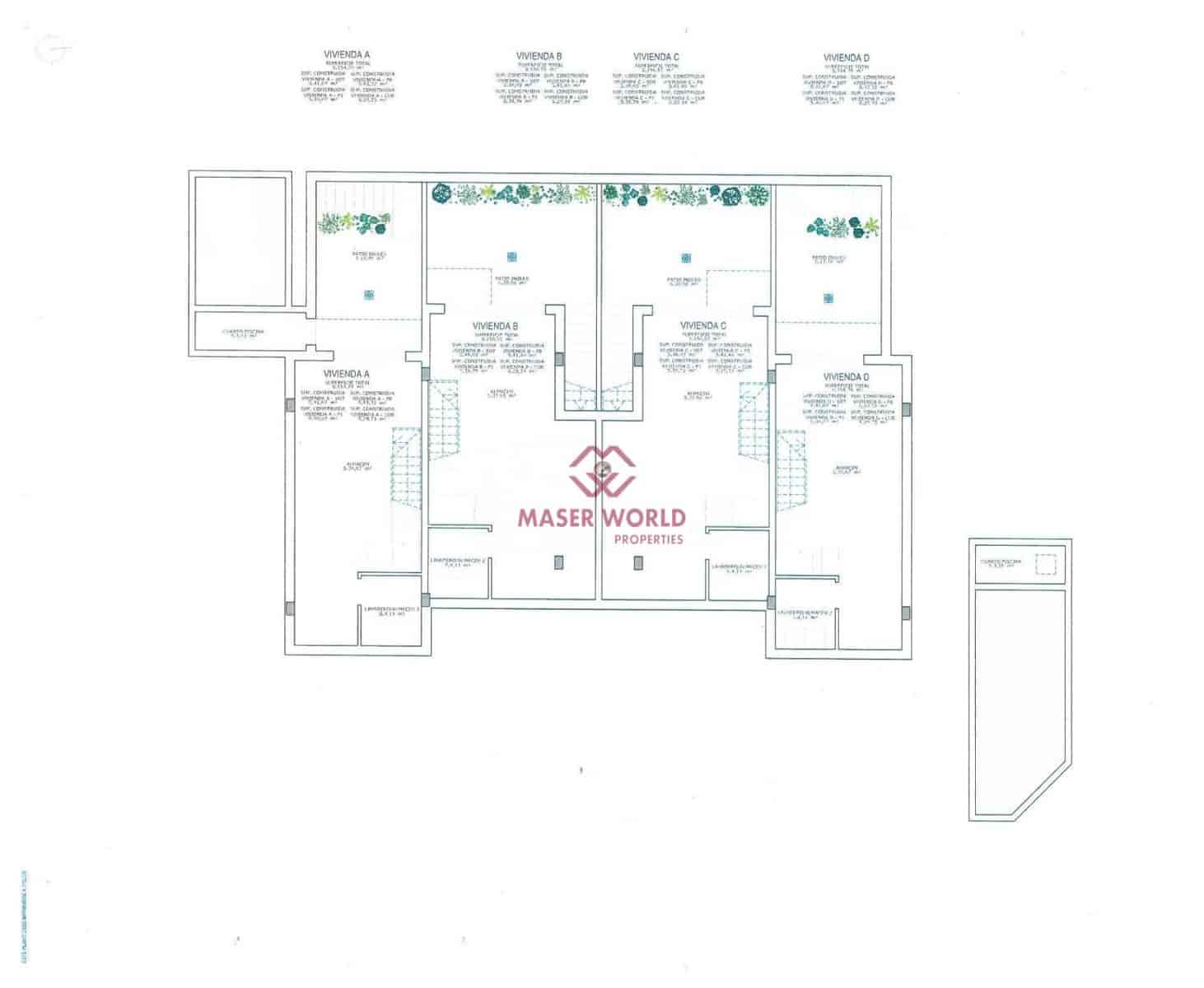 3 soveværelse Villa til salg i Puerto de Mazarron med swimmingpool - € 350.000 (Ref: 8905507)