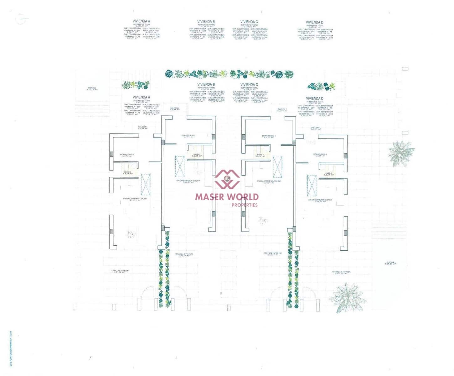 3 soveværelse Villa til salg i Puerto de Mazarron med swimmingpool - € 350.000 (Ref: 8905507)