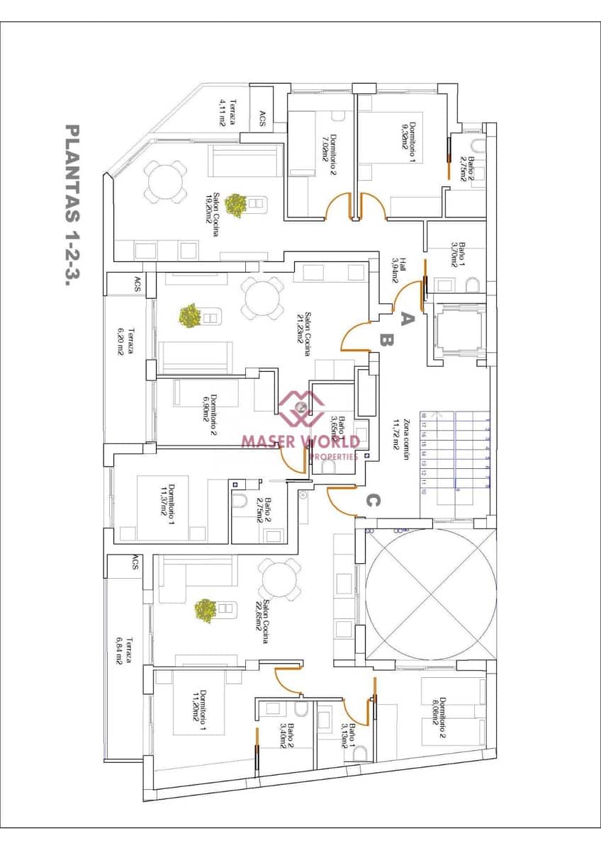 2 sovrum Lägenhet till salu i Guardamar del Segura - 229 500 € (Ref: 8948719)