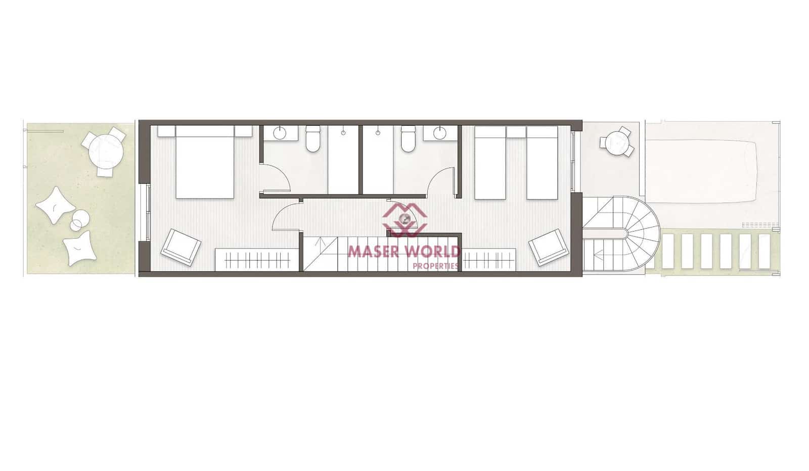 2 bedroom Terraced Villa for sale in Pilar de la Horadada with pool - € 299,900 (Ref: 8948721)