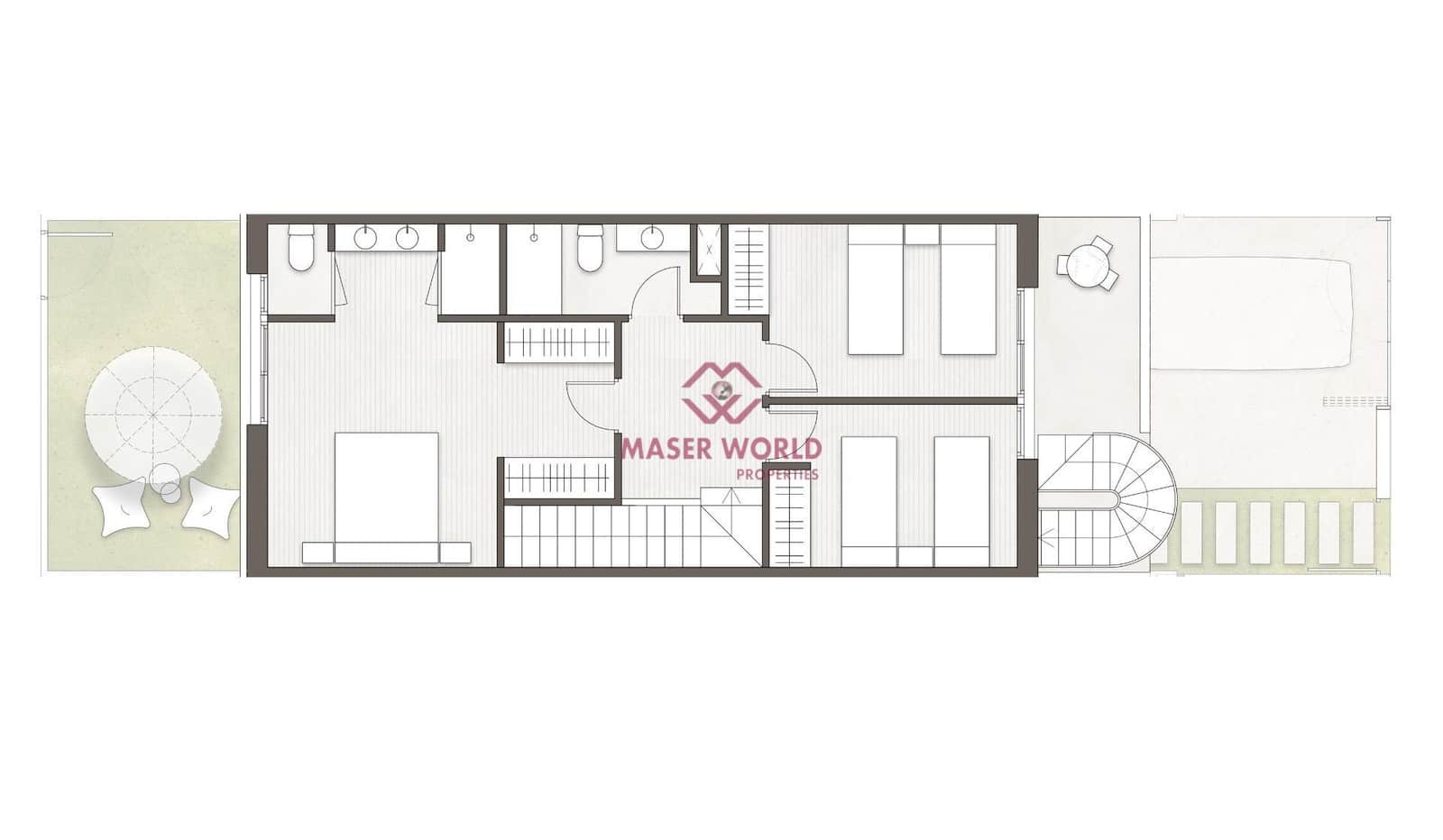 3 bedroom Terraced Villa for sale in Pilar de la Horadada with pool - € 339,900 (Ref: 8948722)