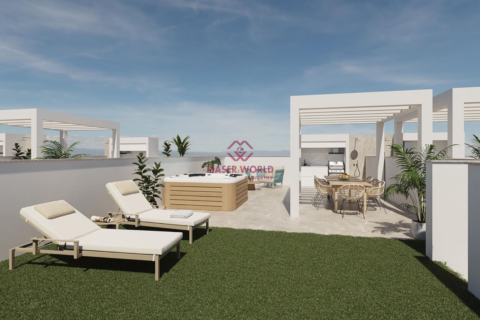 3 slaapkamer Bungalow te koop in Pilar de la Horadada met zwembad - € 270.000 (Ref: 8972097)