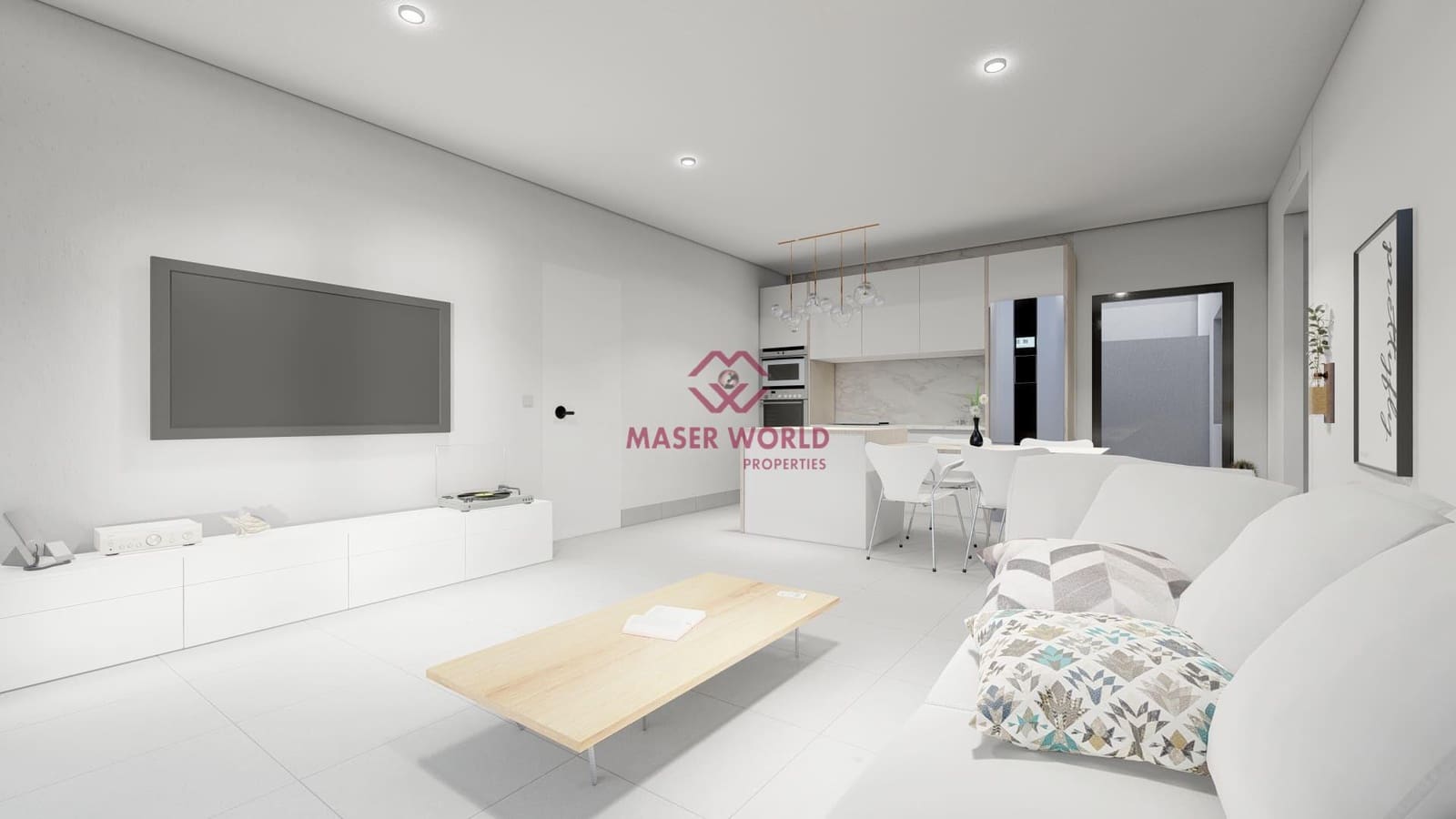 2 soverom Kjedet enebolig til salgs i Roldan med svømmebasseng - € 314 900 (Ref: 8972105)