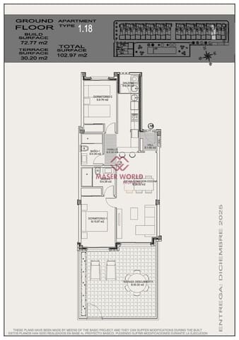 2 Zimmer Bungalow zu verkaufen in Torrevieja mit Pool - 263.900 € (Ref: 8972106)