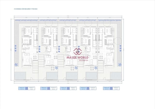 3 soverom Villa til salgs i Los Alcázares med svømmebasseng - € 392 000 (Ref: 8976028)