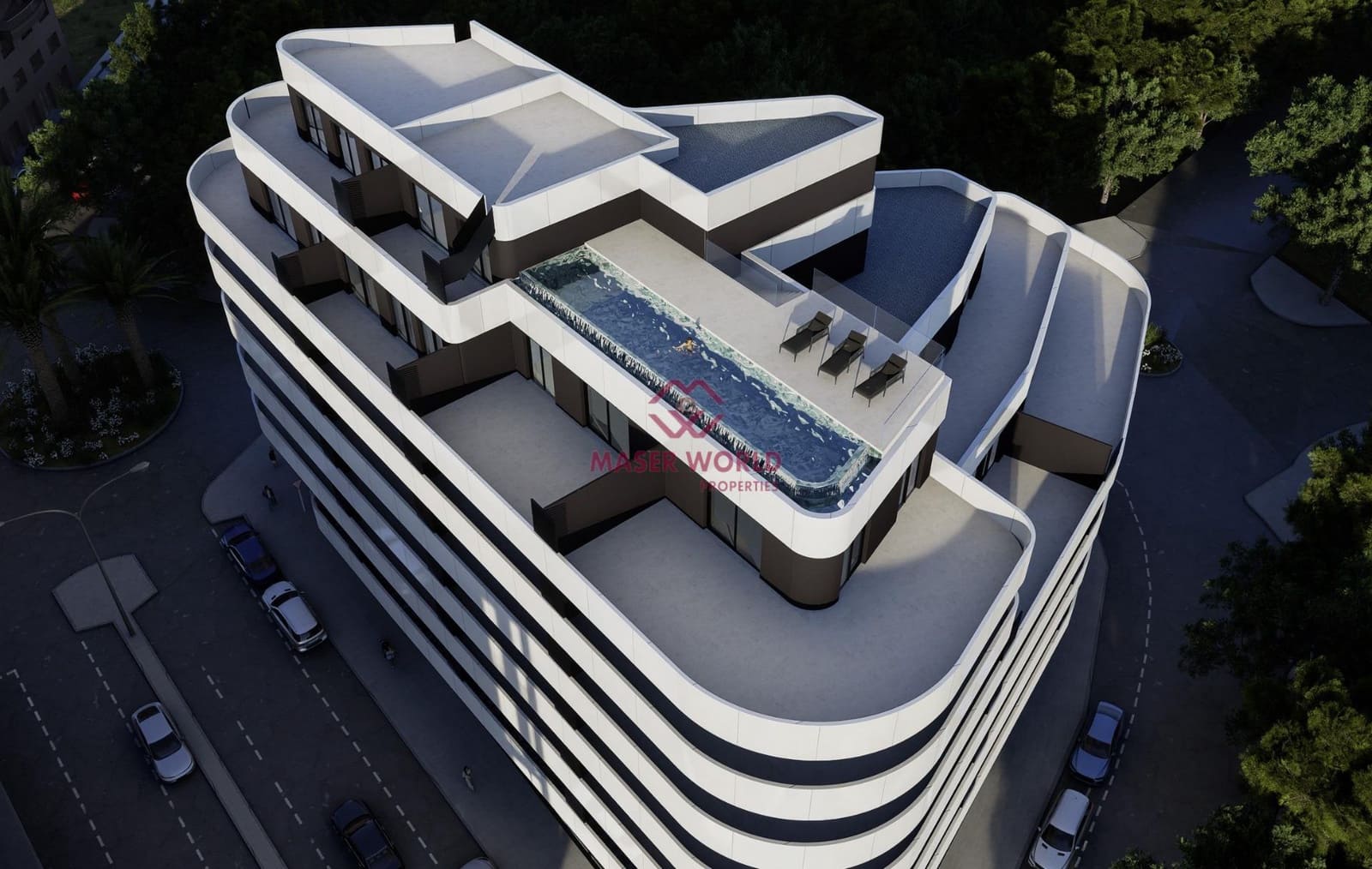 1 soverom Penthouse til salgs i Calpe / Calp med svømmebasseng - € 413 470 (Ref: 8976029)