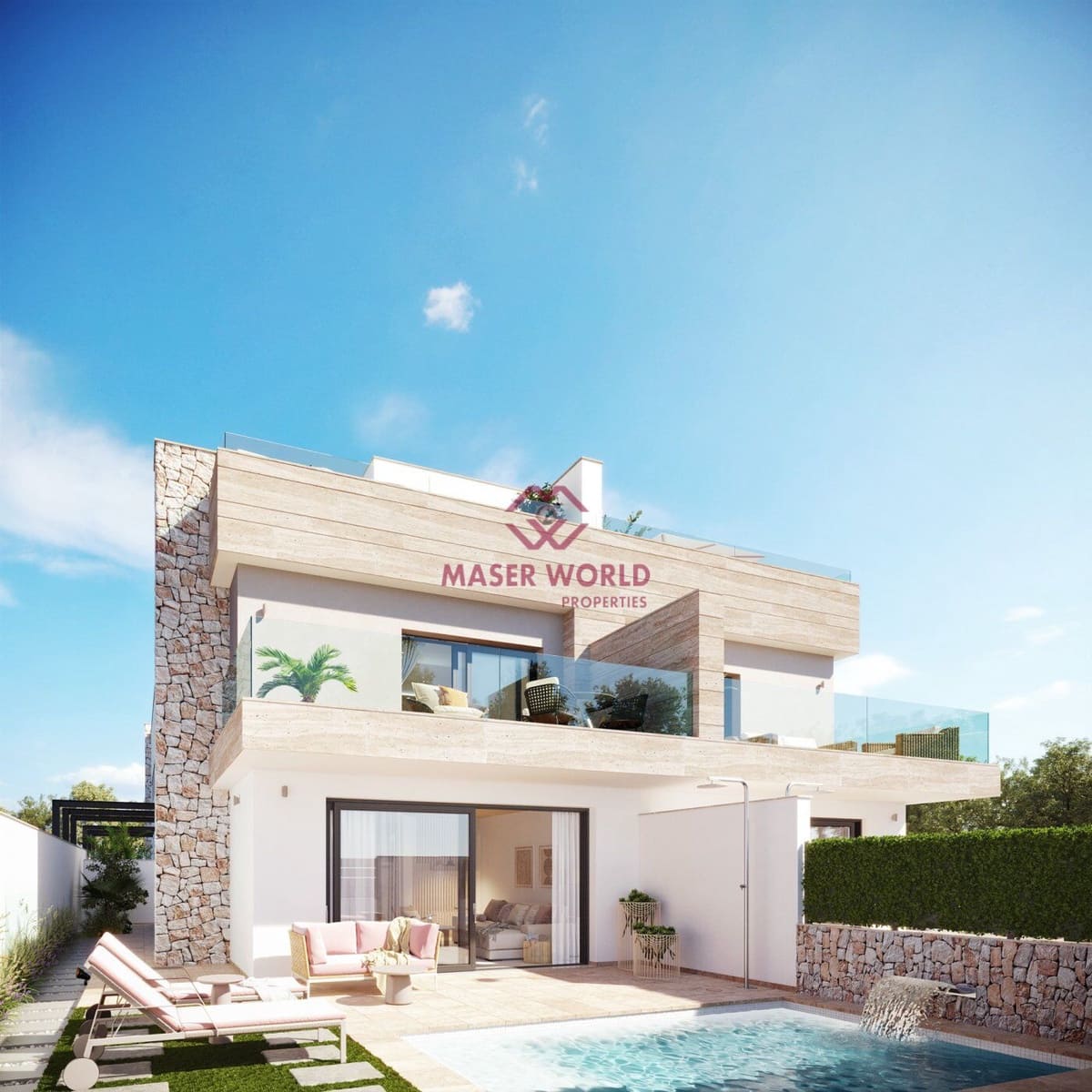 3 bedroom Villa for sale in San Pedro del Pinatar with pool - € 465,000 (Ref: 9005408)