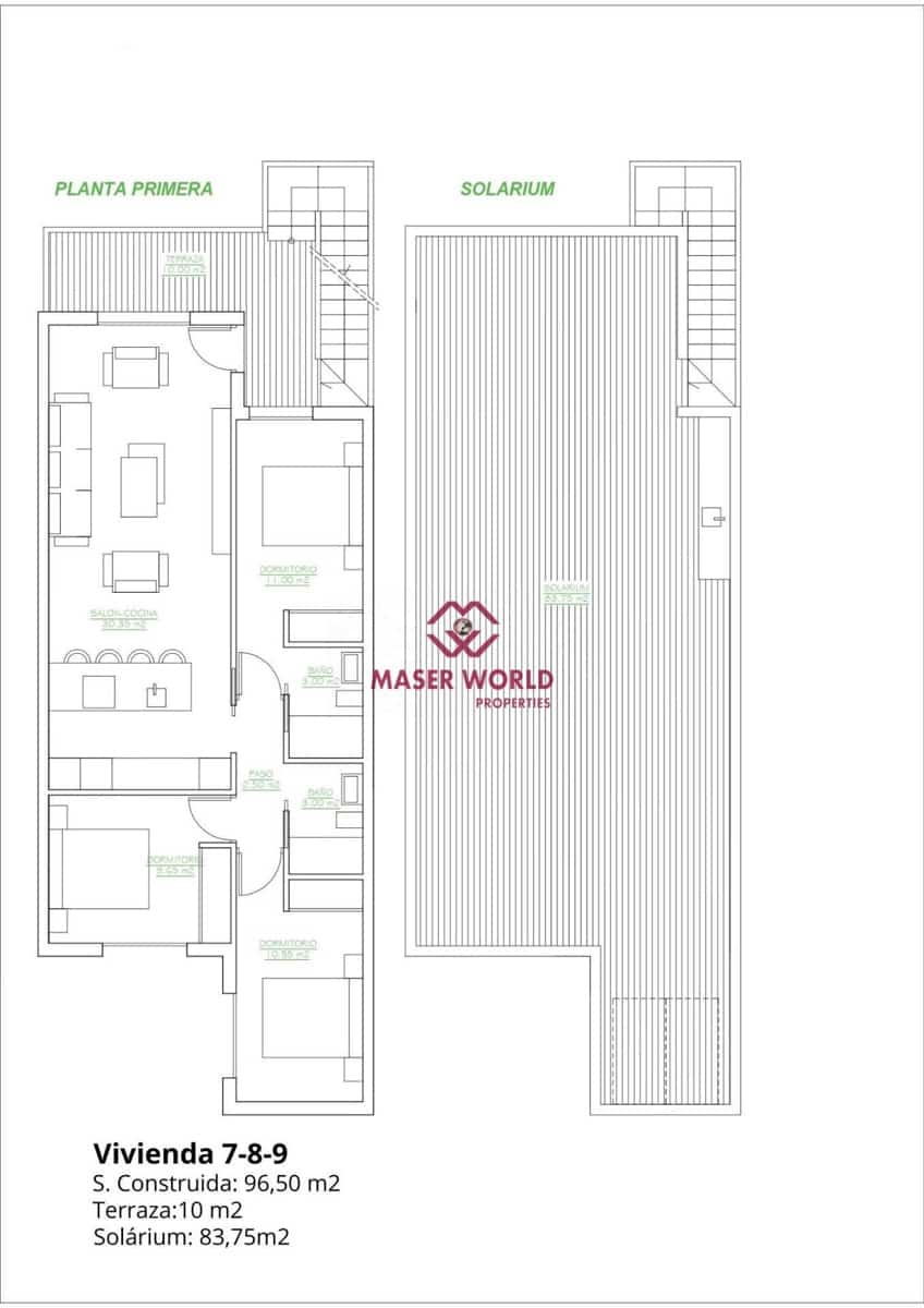 3 soverom Bungalow til salgs i San Pedro del Pinatar med svømmebasseng - € 299 900 (Ref: 9114020)