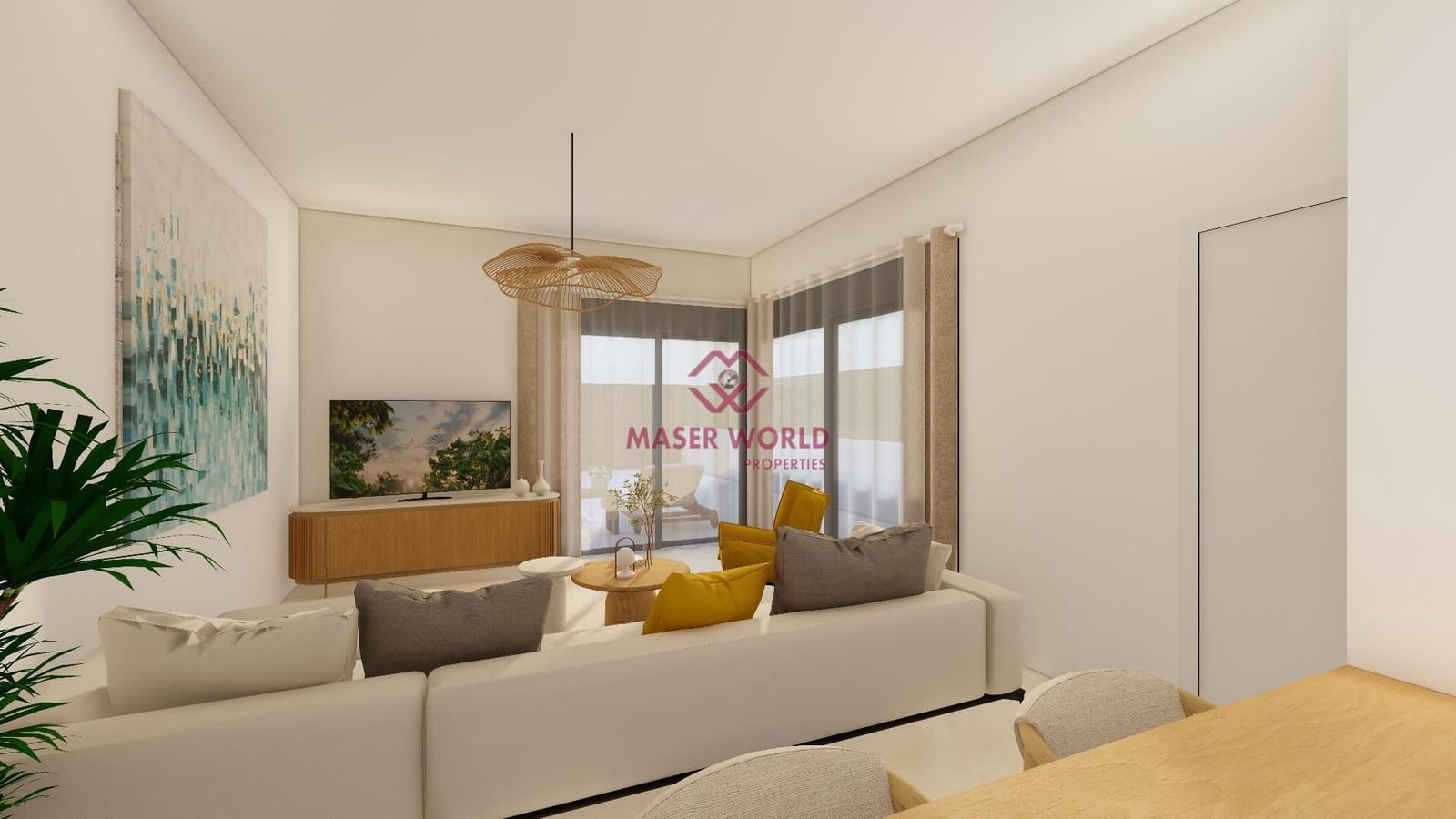 3 sypialnia Dom blizniak na sprzedaż w Santiago de la Ribera z basenem garażem - 369 900 € (Ref: 9130314)