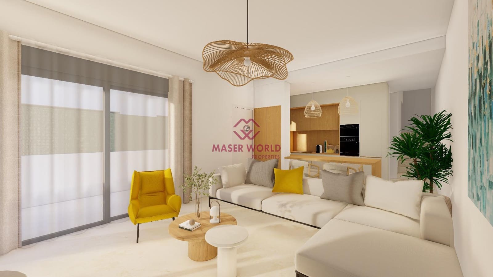 3 sypialnia Dom blizniak na sprzedaż w Santiago de la Ribera z basenem garażem - 369 900 € (Ref: 9130314)