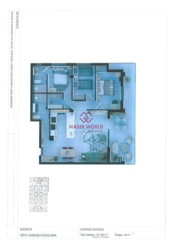 5 bedroom Flat for sale in Alcantarilla with pool garage - € 155,000 (Ref: 9160909)