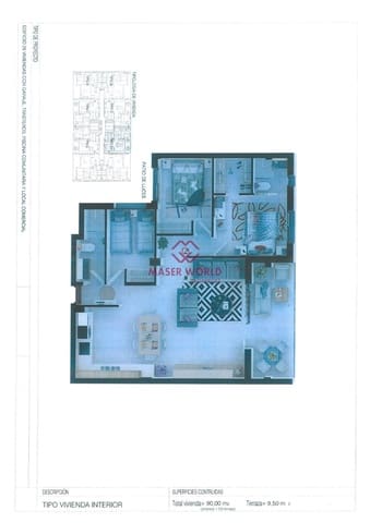 5 sovrum Lägenhet till salu i Alcantarilla med pool garage - 155 000 € (Ref: 9160909)