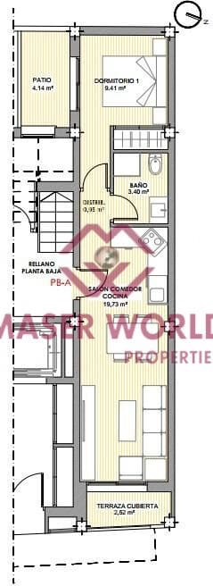 1 sypialnia Apartament na sprzedaż w Torrevieja z basenem - 176 000 € (Ref: 9183558)