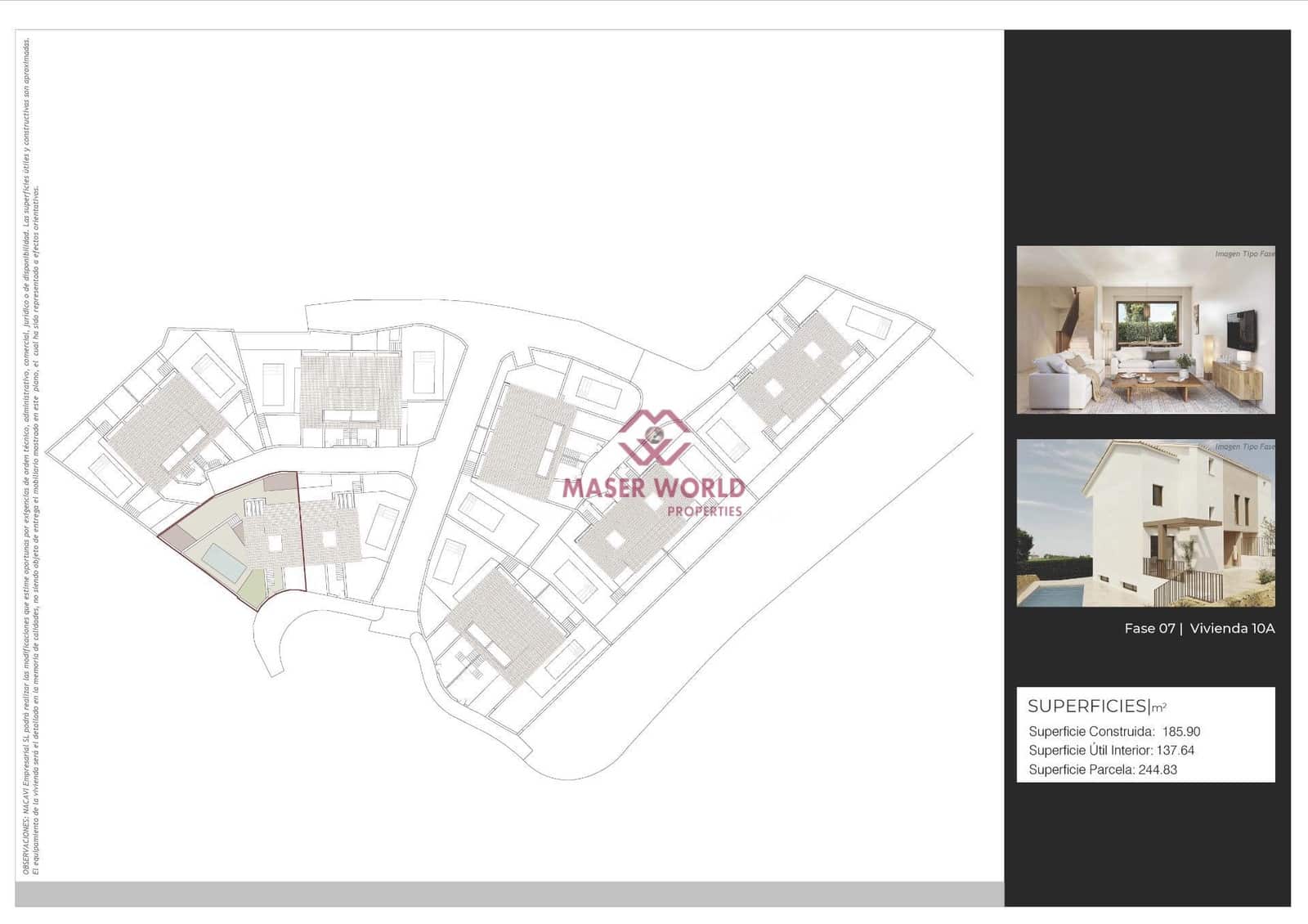 3 soverom Kjedet enebolig til salgs i La Nucia med svømmebasseng garasje - € 594 000 (Ref: 9183562)