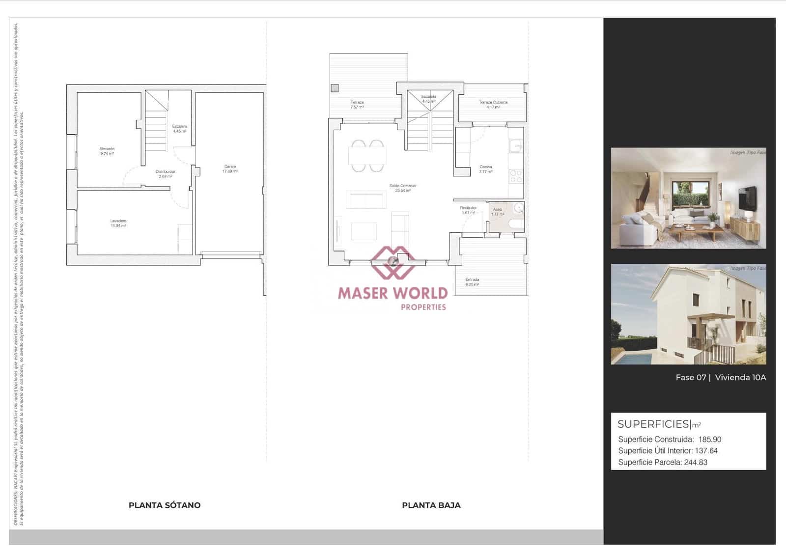 3 soverom Kjedet enebolig til salgs i La Nucia med svømmebasseng garasje - € 594 000 (Ref: 9183562)