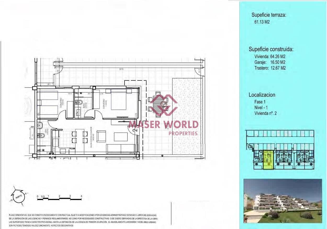 2 bedroom Apartment for sale in Vera with pool garage - € 240,450 (Ref: 9183567)