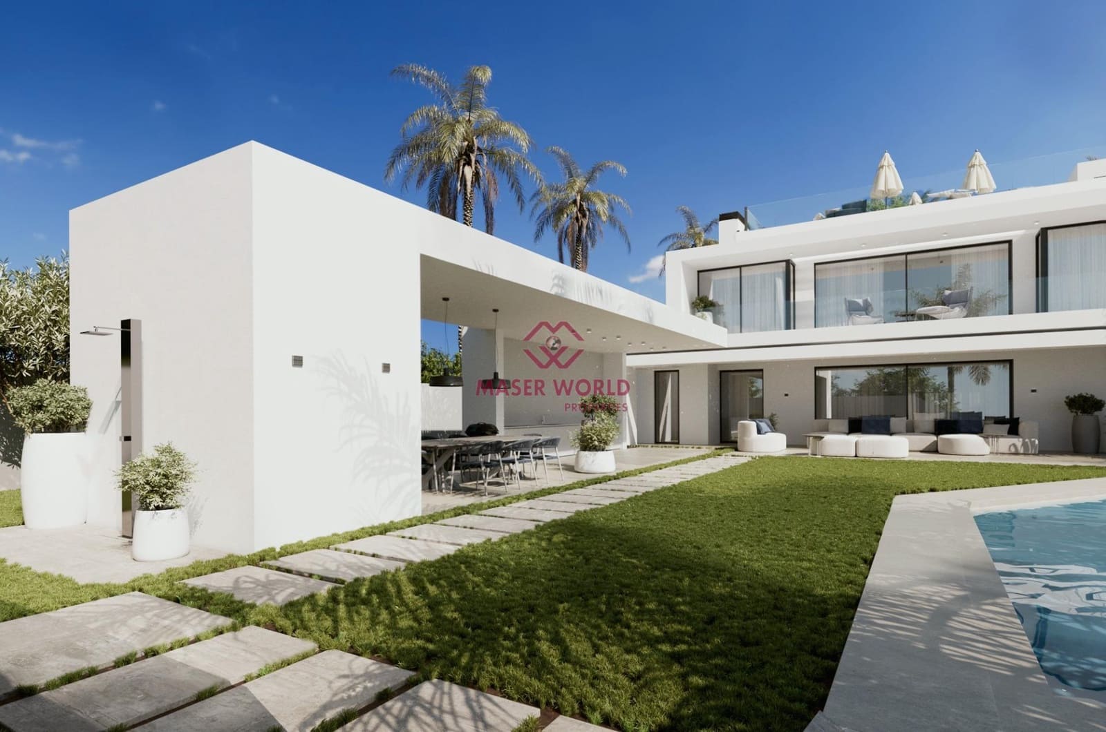 6 sypialnia Willa na sprzedaż w Marbella z basenem garażem - 7 800 000 € (Ref: 9186789)