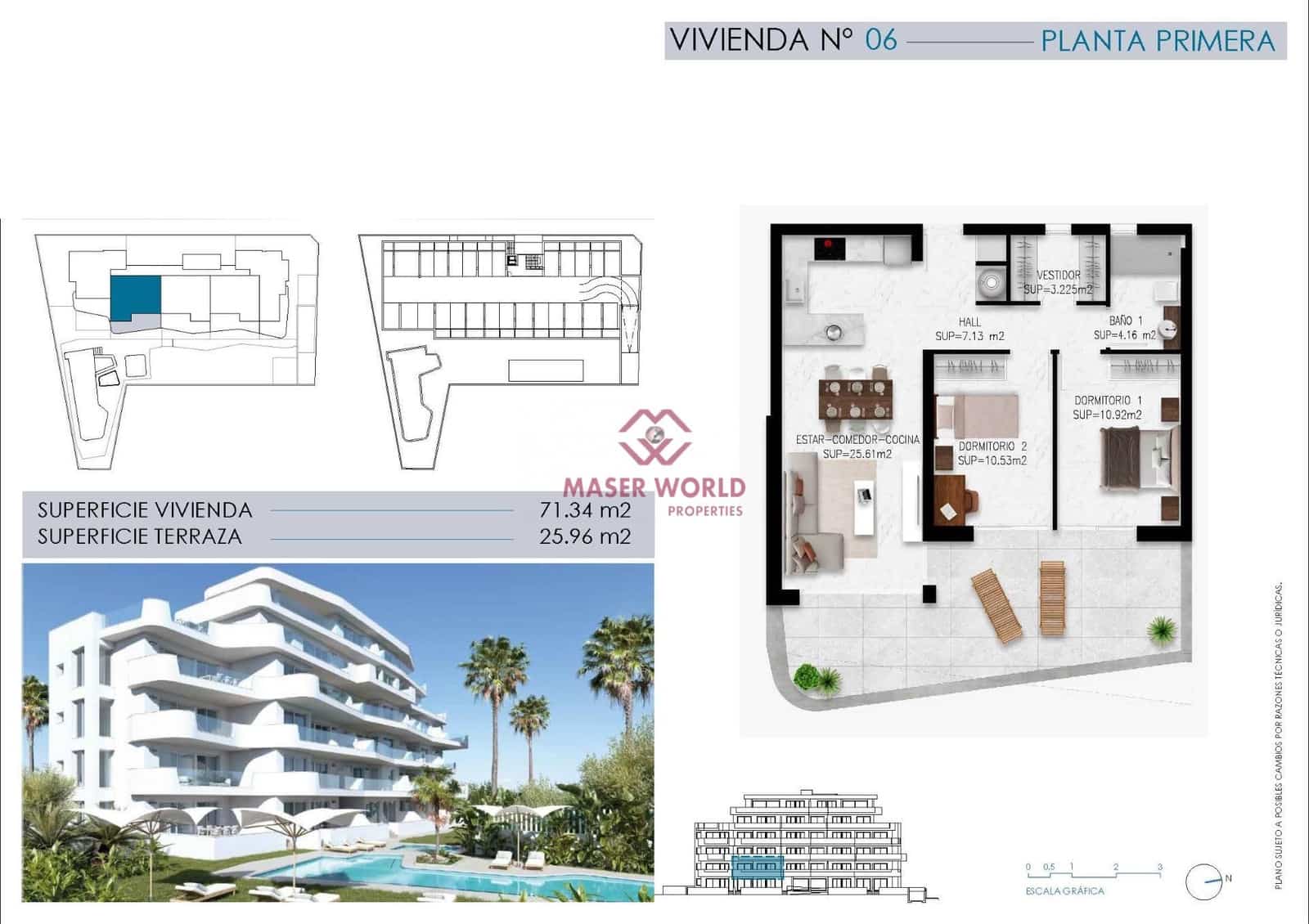 2 slaapkamer Appartement te koop in Pilar de la Horadada met zwembad - € 365.000 (Ref: 9186794)