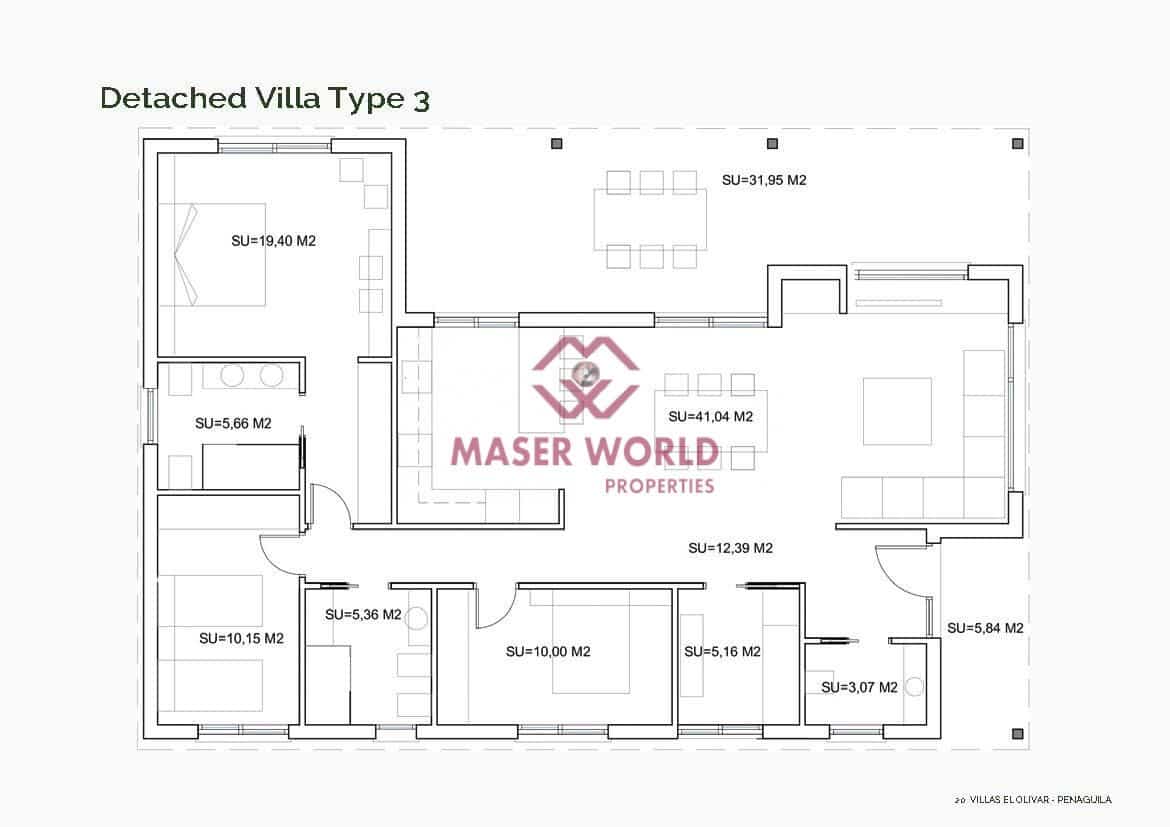 3 sypialnia Willa na sprzedaż w Penaguila - 352 000 € (Ref: 9190991)