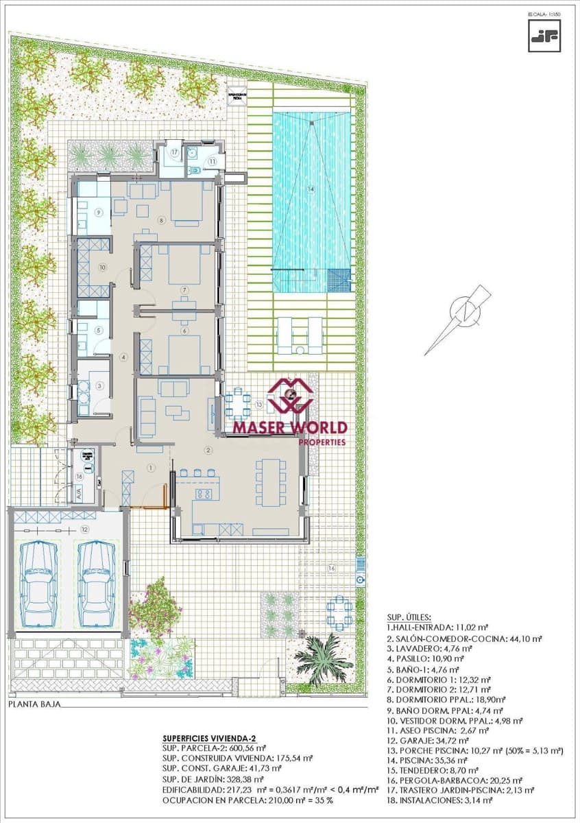 3 soveværelse Villa til salg i San Javier med swimmingpool garage - € 1.250.000 (Ref: 9190994)