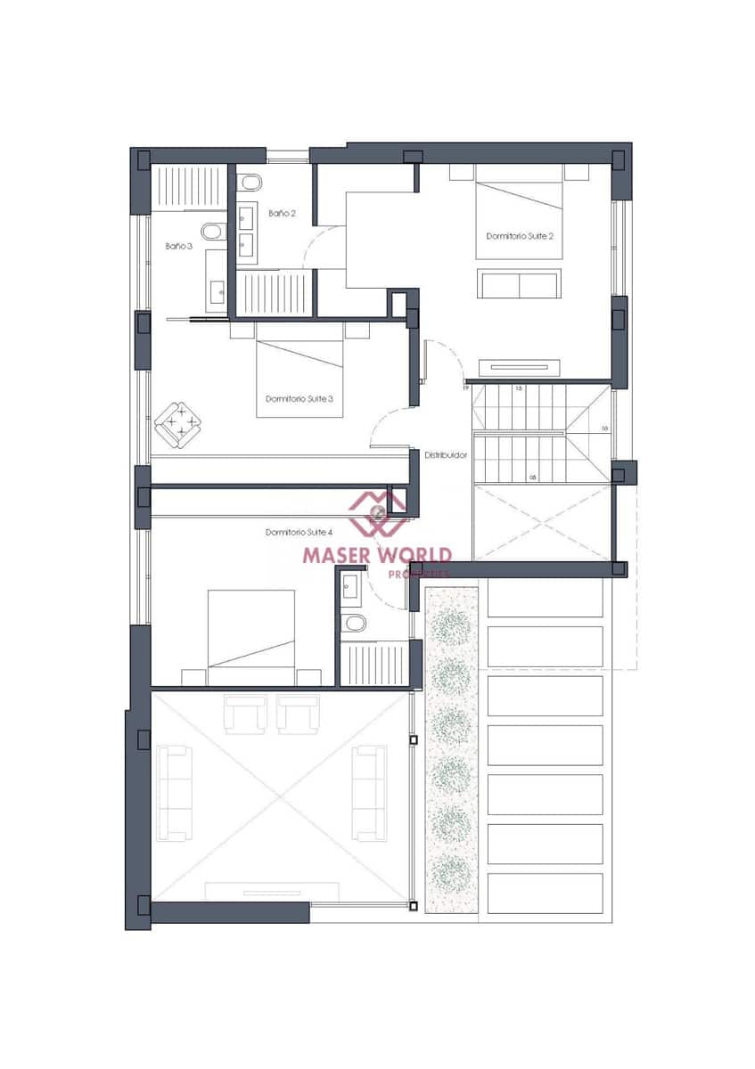 4 sypialnia Willa na sprzedaż w La Zenia z basenem garażem - 1 600 000 € (Ref: 9192205)