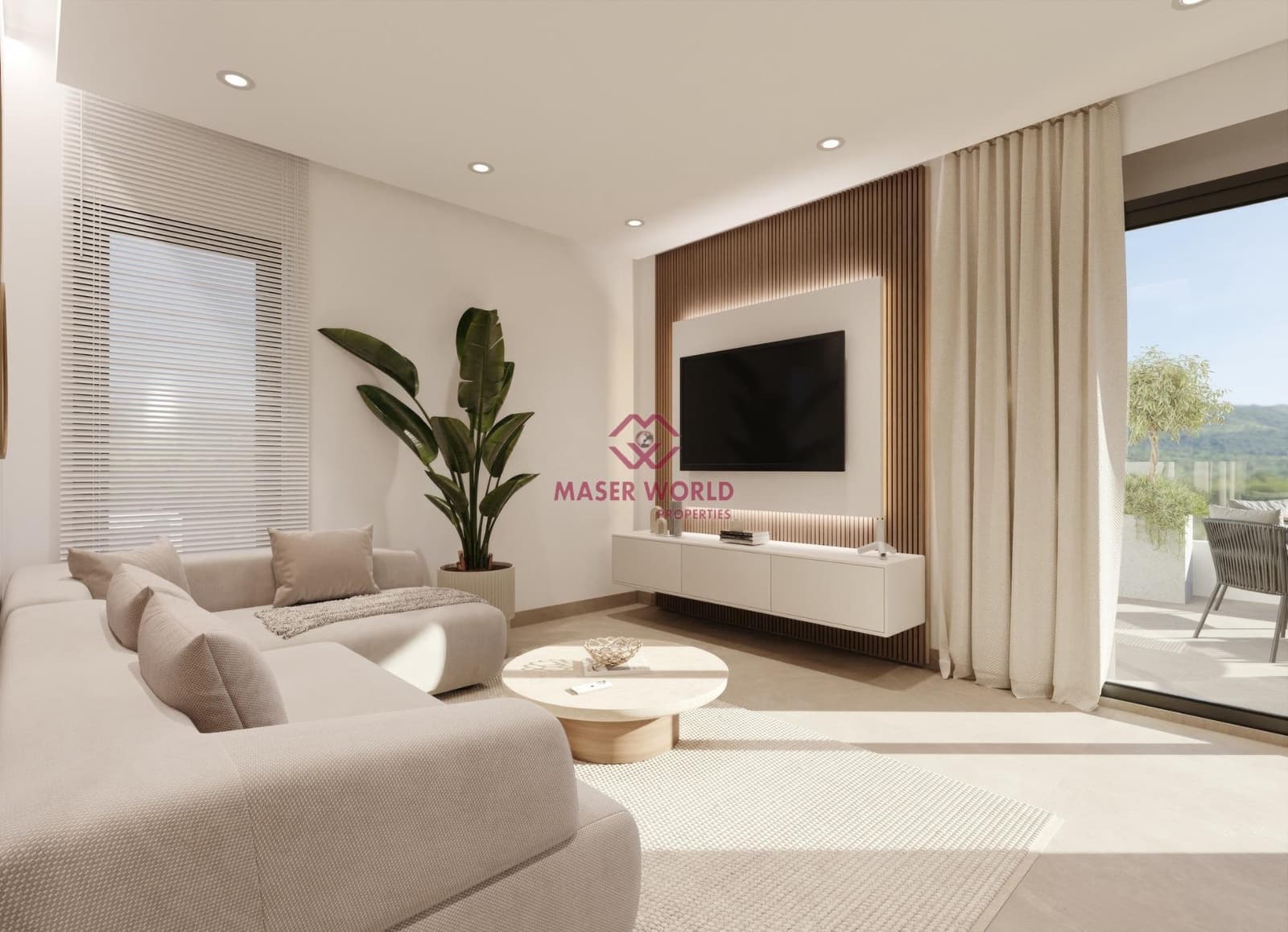 2 slaapkamer Appartement te koop in Fuente Alamo de Murcia met zwembad - € 186.900 (Ref: 9192208)