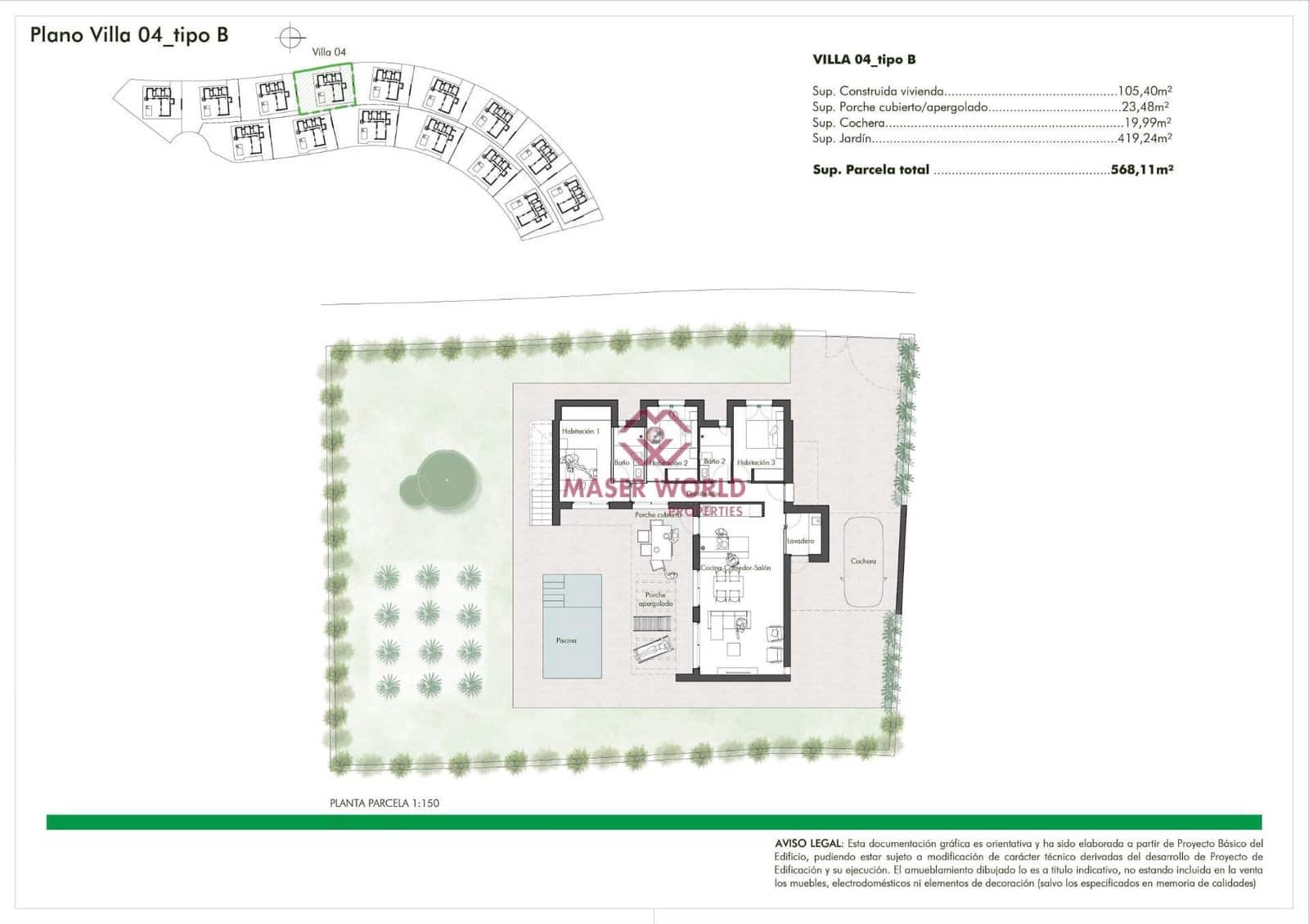 3 bedroom Villa for sale in Hacienda del Alamo with pool - € 344,900 (Ref: 9192209)