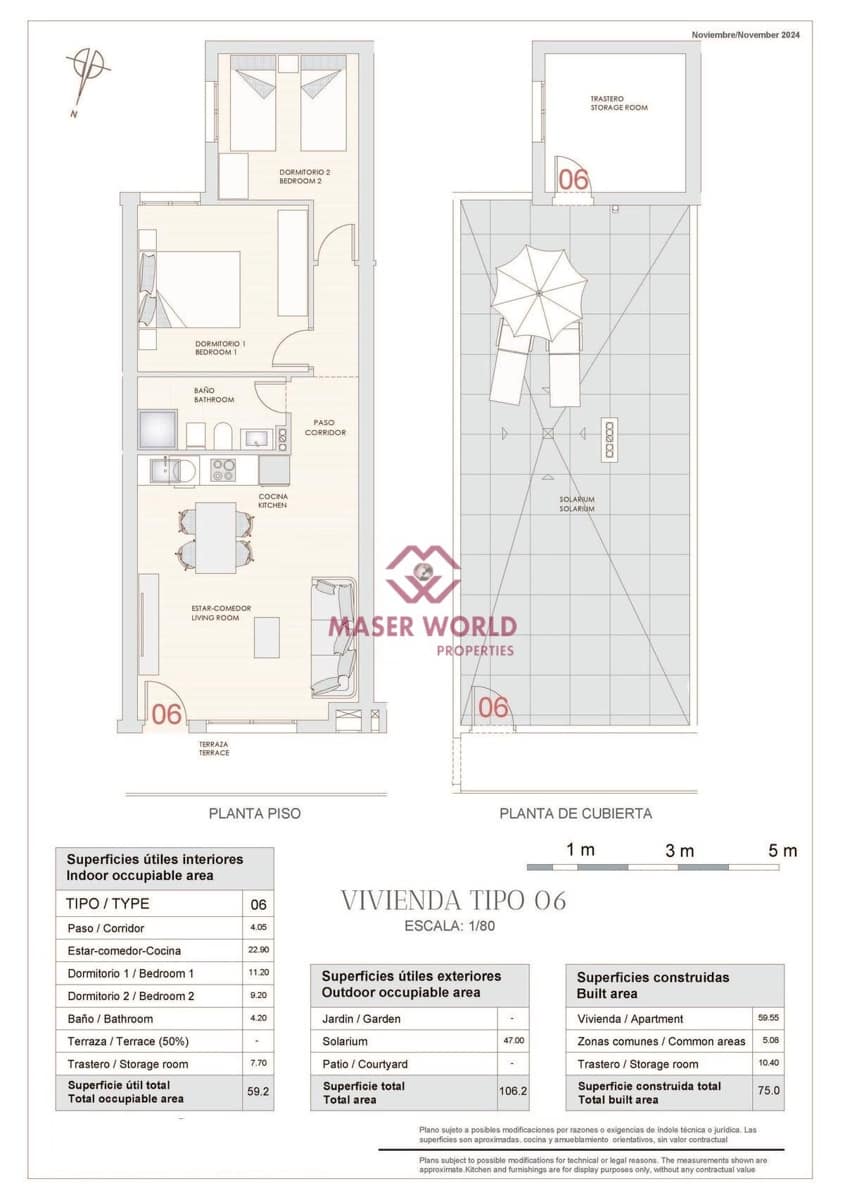 2 soveværelse Bungalow til salg i La Canalosa med swimmingpool - € 136.900 (Ref: 9192217)