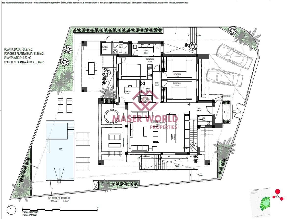 5 sypialnia Willa na sprzedaż w Los Alcazares z basenem - 1 300 000 € (Ref: 9192225)
