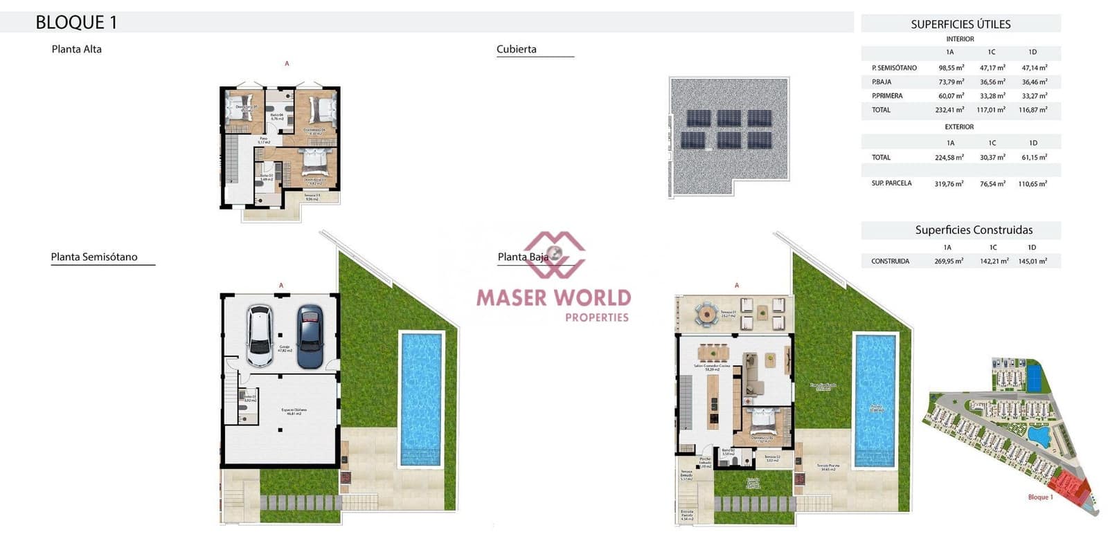 4 soveværelse Semi-Rækkehus til salg i Rafol de Almunia med swimmingpool garage - € 690.000 (Ref: 9192228)