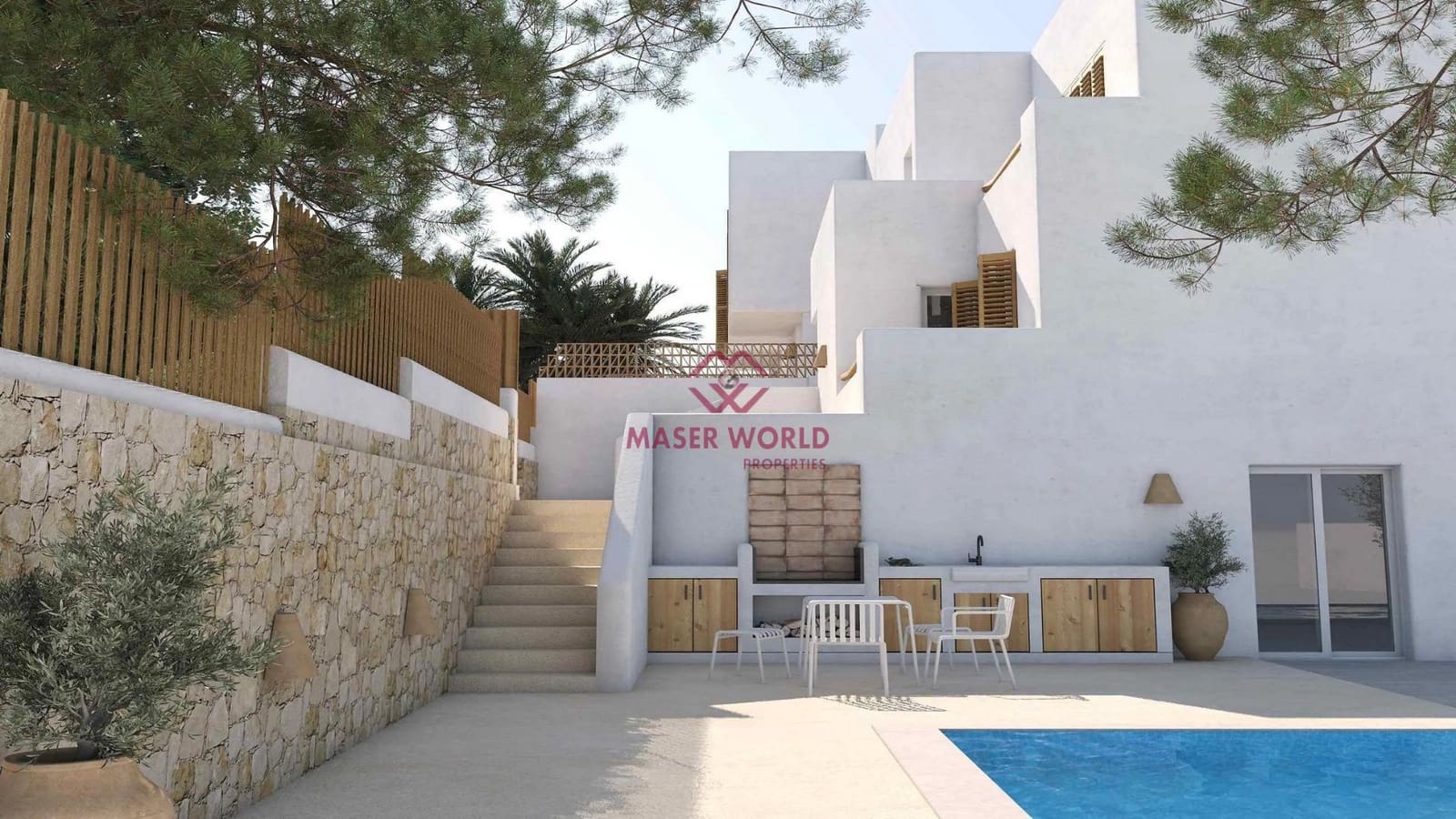 4 soveværelse Semi-Rækkehus til salg i Rafol de Almunia med swimmingpool garage - € 690.000 (Ref: 9192228)