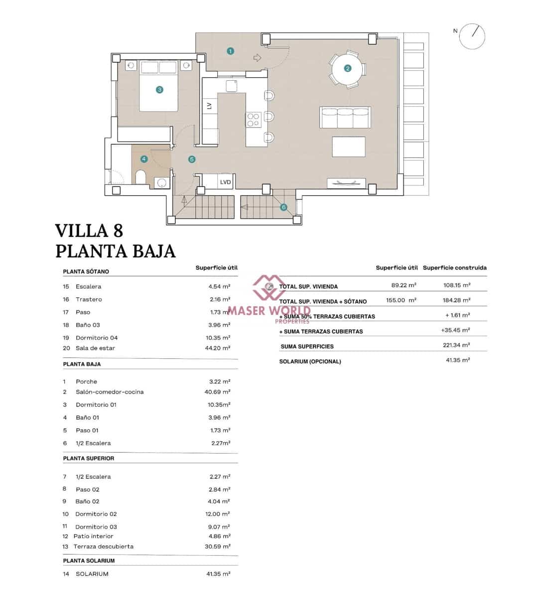 4 sovrum Villa till salu i Polop - 598 750 € (Ref: 9192234)